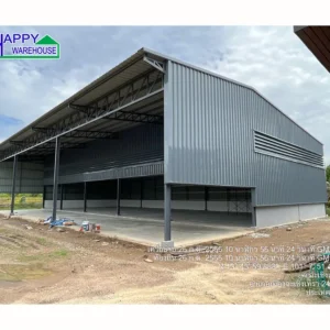 66-PP018 ผลงานโกดังสำเร็จรูป HW-H ขนาด 18x30x6.4 เมตร – โครงสร้างแข็งแรง ตอบโจทย์ธุรกิจทุกประเภท