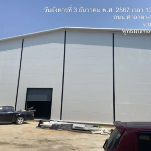 67PP024 ผลงานโกดังสำเร็จรูป HW-HC ขนาด 22x25x9 เมตร