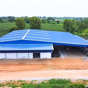 67PP001 ผลงานโกดังสำเร็จรูป HW-HC ขนาด 25x45x7.2 เมตร