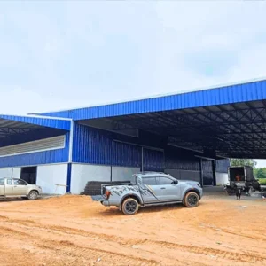 67PP001 ผลงานโกดังสำเร็จรูป HW-HC ขนาด 25x45x7.2 เมตร