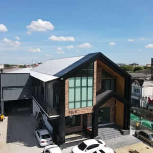 HW-P242 ผลงานโกดังสำเร็จรูป HW-H ขนาด 18.20×48.15×9 เมตร